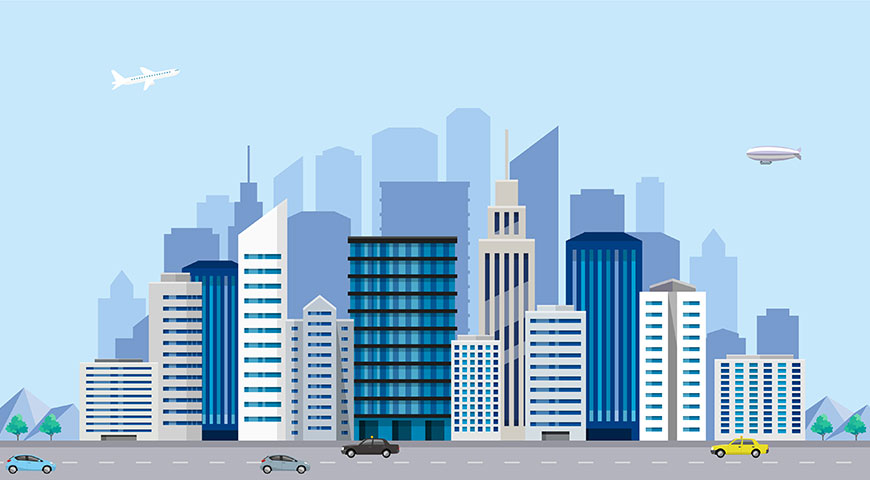 政令指定都市のイメージイラスト