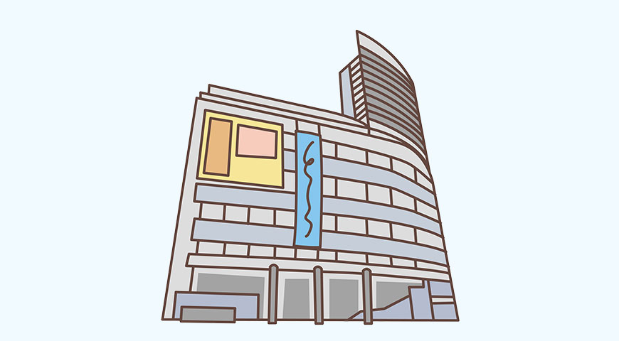 商業施設のイメージイラスト